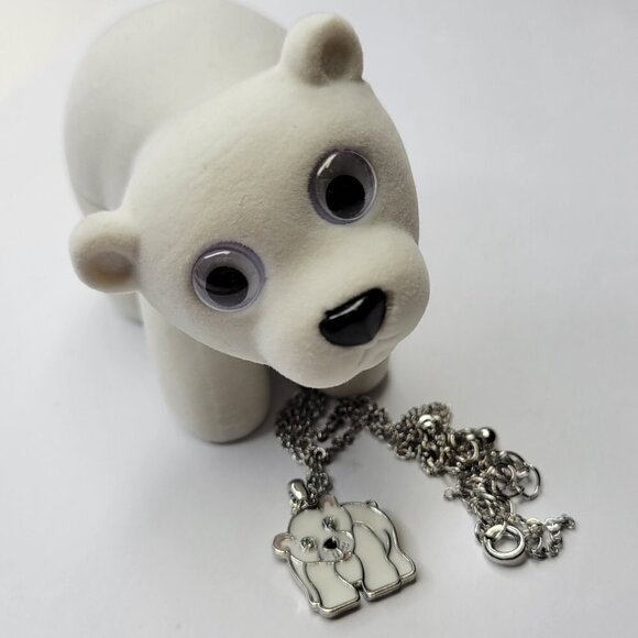 Polar Bear Pendant Necklace in Polar Bear Theme Box - Picture 3 of 13